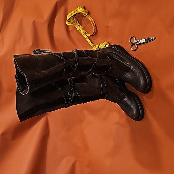 Charles  Jourdan  tall lace  up boots - Picture 3 of 14